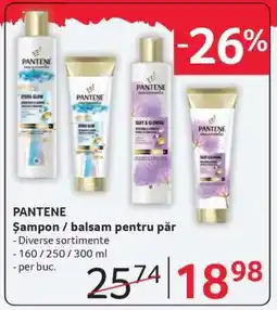 Selgros PANTENE Șampon / balsam pentru păr Ofertă