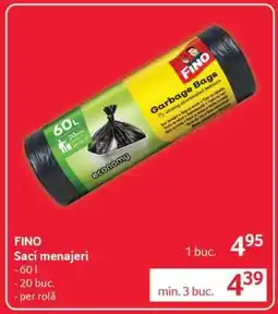 Selgros FINO Saci menajeri Ofertă