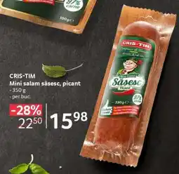 Selgros CRIS-TIM MINI SALAM SĂSESC PICANT Ofertă