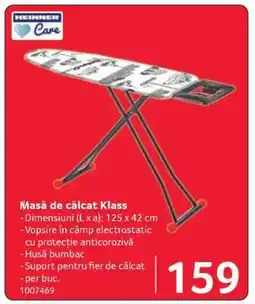 Selgros Masă de călcat Klass Ofertă