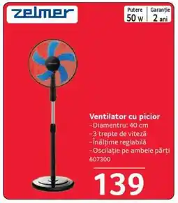Selgros Ventilator cu picior Ofertă