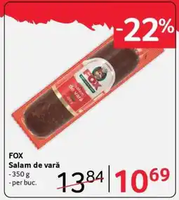 Selgros Fox Salam de Vara Ofertă