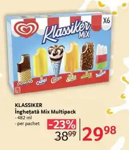 Selgros KLASSIKER Înghețată Mix Multipack Ofertă