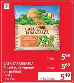 Selgros CASA ȚĂRĂNEASCĂ Amestec de legume din grădină Ofertă