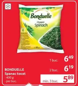 Selgros BONDUELLE Spanac tocat Ofertă