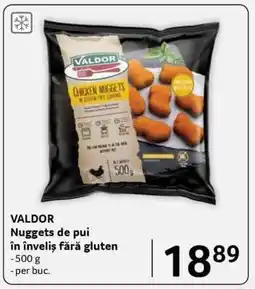 Selgros VALDOR Nuggets de pui în înveliș, fără gluten Ofertă
