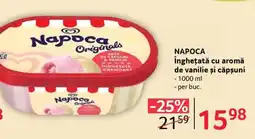 Selgros NAPOCA înghețată cu aromă de vanilie și căpșuni Ofertă