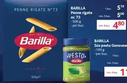 Selgros BARILLA Penne rigate nr. 73 Ofertă