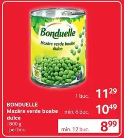 Selgros BONDUELLE Mazăre verde boabe, dulce Ofertă