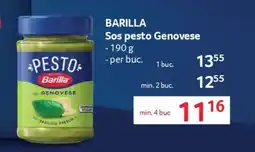 Selgros BARILLA SOS PESTO GENOVESE Ofertă