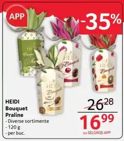 Selgros HEIDI BOUQUET PRALINE Ofertă