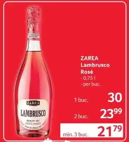 Selgros ZAREA Lambrusco Rosé Ofertă