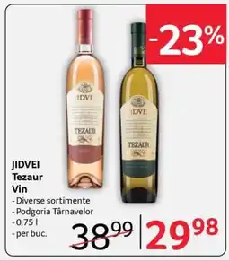 Selgros JIDVEI Tezaur Vin Ofertă
