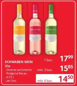 Selgros SCHWABEN WEIN VIN Ofertă