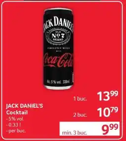Selgros Jack Daniel's Cocktail Ofertă