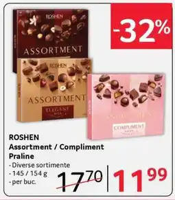 Selgros ROSHEN Assortment / Compliment Praline Ofertă