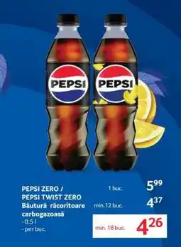 Selgros PEPSI ZERO / PEPSI TWIST ZERO Ofertă