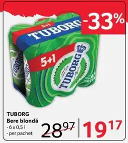 Selgros TUBORG Bere blondă Ofertă