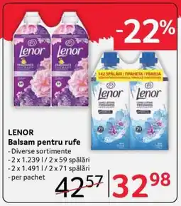 Selgros LENOR Balsam pentru rufe Ofertă