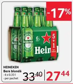 Selgros HEINEKEN Bere blondă Ofertă