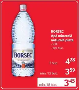 Selgros BORSEC Apă minerală naturală plată Ofertă