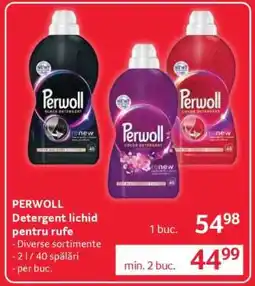 Selgros PERWOLL Detergent lichid pentru rufe Ofertă