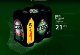 Selgros BECK‘S Bere blondă Ofertă