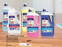 Selgros MR. PROPER Professional Detergent lichid pentru suprafețe Ofertă