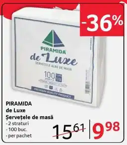 Selgros PIRAMIDA de Luxe Șervețele de masă Ofertă