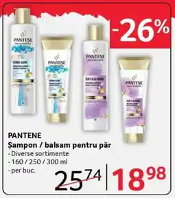 Selgros PANTENE Șampon / balsam pentru păr Ofertă
