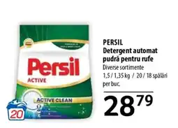 Selgros PERSIL DETERGENT AUTOMAT PUDRĂ PENTRU RUFE Ofertă