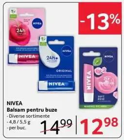 Selgros NIVEA Balsam pentru buze Ofertă