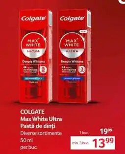 Selgros COLGATE Max White Ultra Pastă de dinți Ofertă