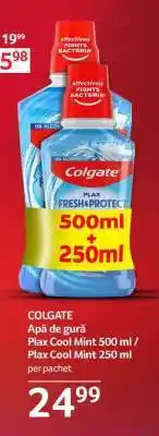 Selgros COLGATE Apă de gură Plax Cool Mint 500 ml / Plax Cool Mint 250 ml Ofertă