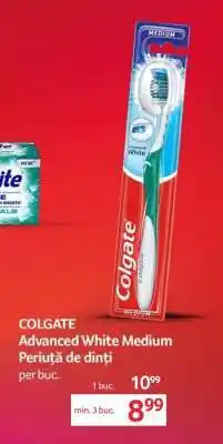 Selgros COLGATE Advanced White Medium Periuță de dinți Ofertă