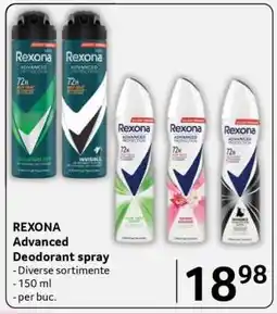 Selgros REXONA Advanced Deodorant spray Ofertă