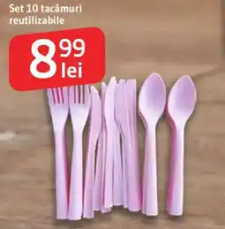 Supeco Set 10 tacâmuri reutilizabile Ofertă