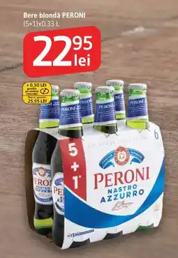 Supeco Bere blondǎ PERONI Ofertă