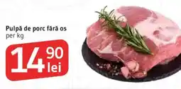 Supeco Pulpă de porc fără os Ofertă