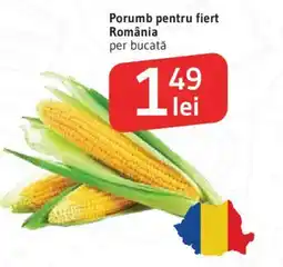 Supeco Porumb pentru fiert România Ofertă