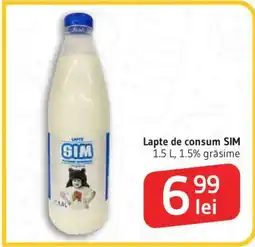 Supeco Lapte de consum SIM Ofertă