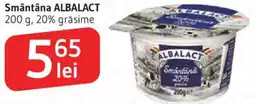 Supeco Smântâna ALBALACT Ofertă