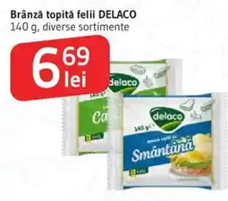 Supeco Brânză topită felii DELACO Ofertă