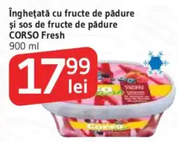Supeco Îngheţată cu fructe de pădure şi sos de fructe de pădure CORSO fresh Ofertă