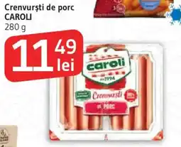 Supeco Crenvursti de porc CAROLI Ofertă