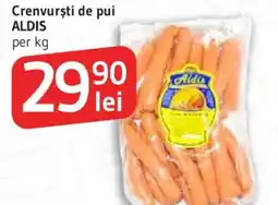 Supeco Crenvursti de pui ALDIS Ofertă