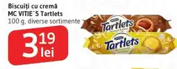 Supeco Biscuiți cu cremă MC VITIE'S Tartlets Ofertă