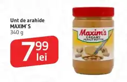 Supeco Unt de arahide MAXIM'S Ofertă