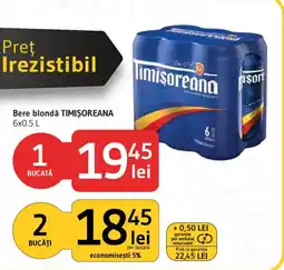 Supeco Bere blondǎ TIMIȘOREANA Ofertă