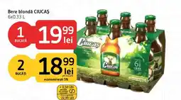 Supeco Bere blondă CIUCAS Ofertă